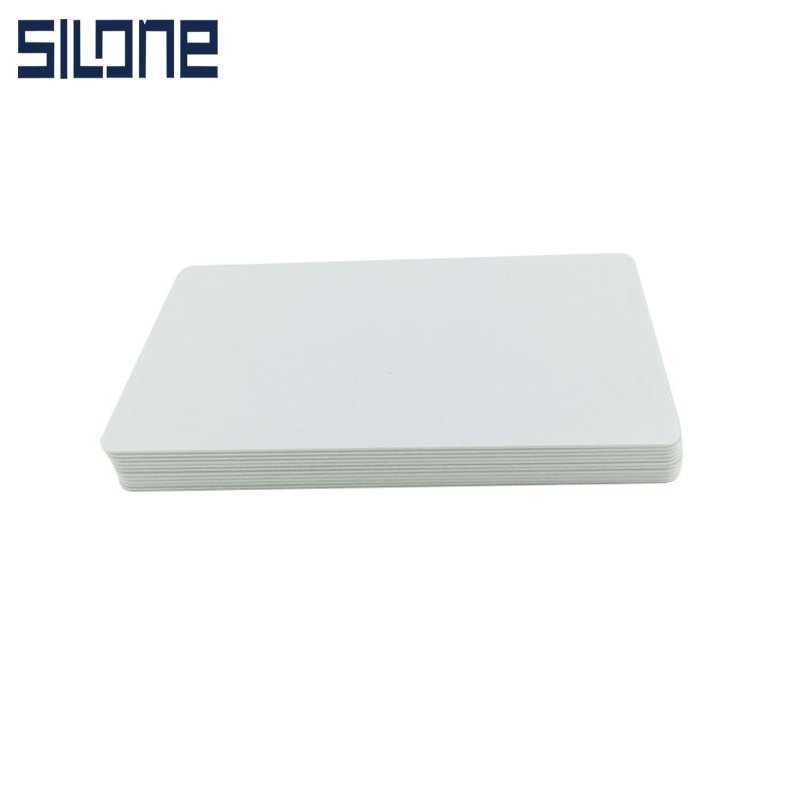 Silone Smart CR80 White NFC Card With Chip for PVC Rfid Card Hotel Key Access Control Card