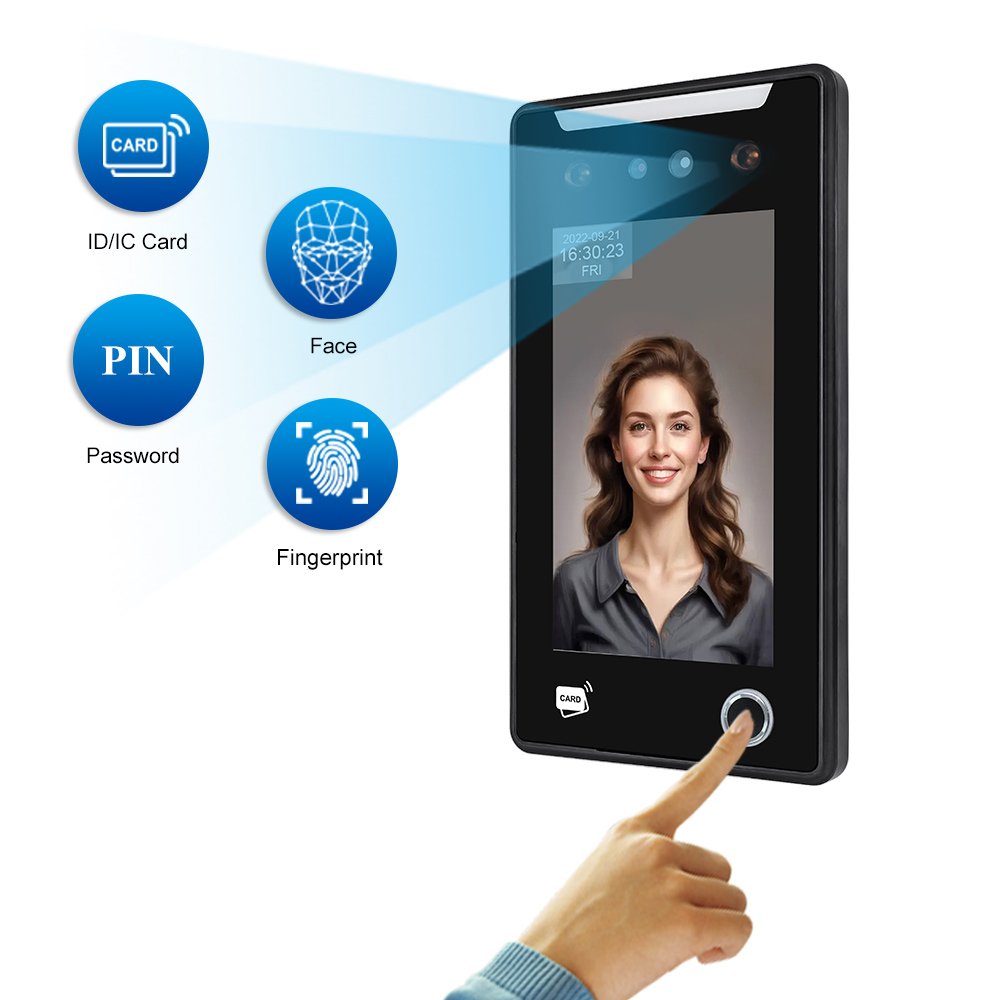 Free OEM Fingerprint Time Attendance Management Access Control Facial Recognition System