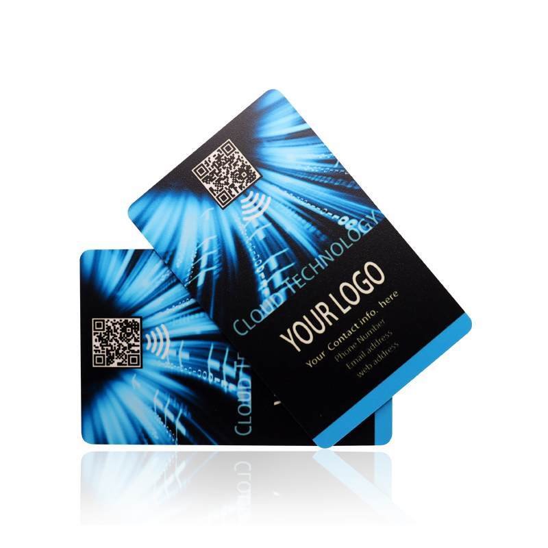 Printing Customized Smart PVC NFC Business Card 13.56Mhz NFC Card For VIP Access Control