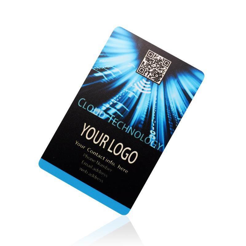 Printing Customized Smart PVC NFC Business Card 13.56Mhz NFC Card For VIP Access Control
