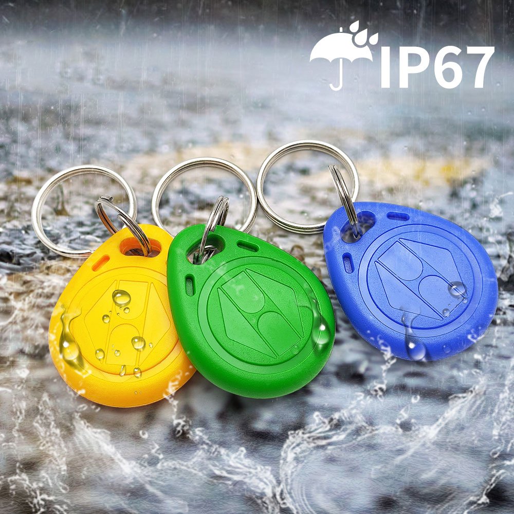 Wholesale Waterproof ABS Keychain Access Control Card 125KHz TK4100 Key Tag RFID Key Fob