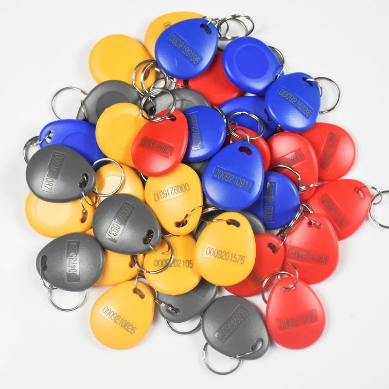 Custom RFID 125KHz Proximity Card Keyfobs ABS Key EM Tags ID Chip keychain Smart Keyfob