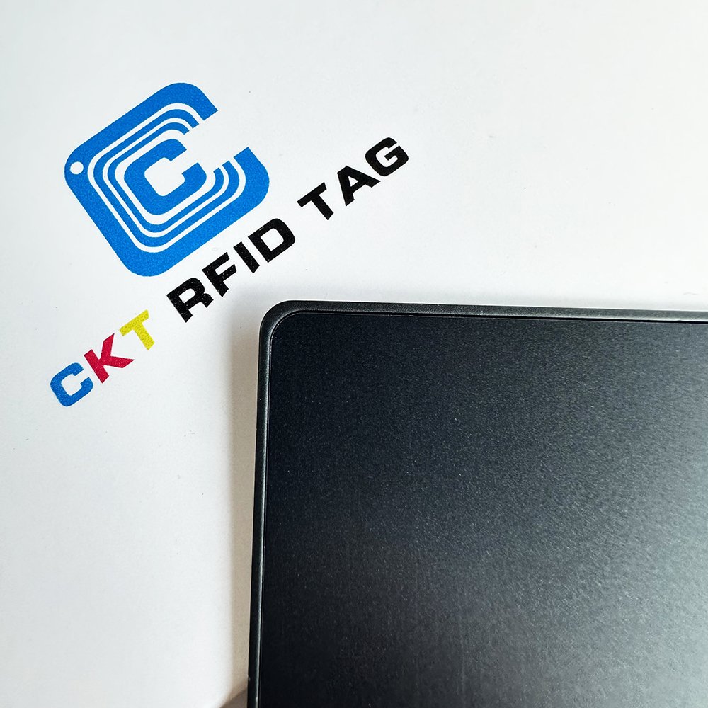 CKTRFID Black Waterproof Business Card Nfc Access Control Card Metal Rfid Blank NFC Card