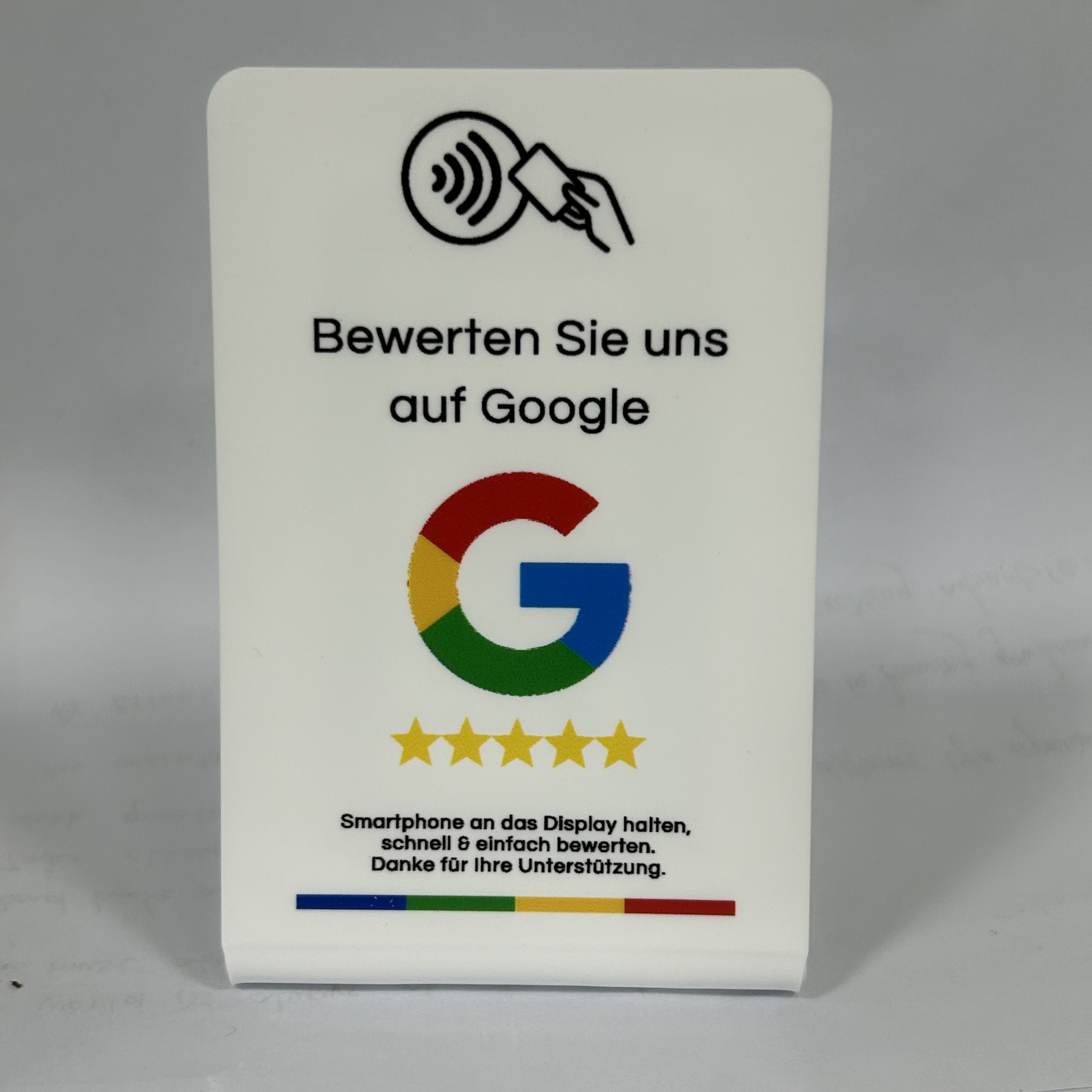 RFID Operate Simple And Quick Feedback NFC Google User Rating Card with printing