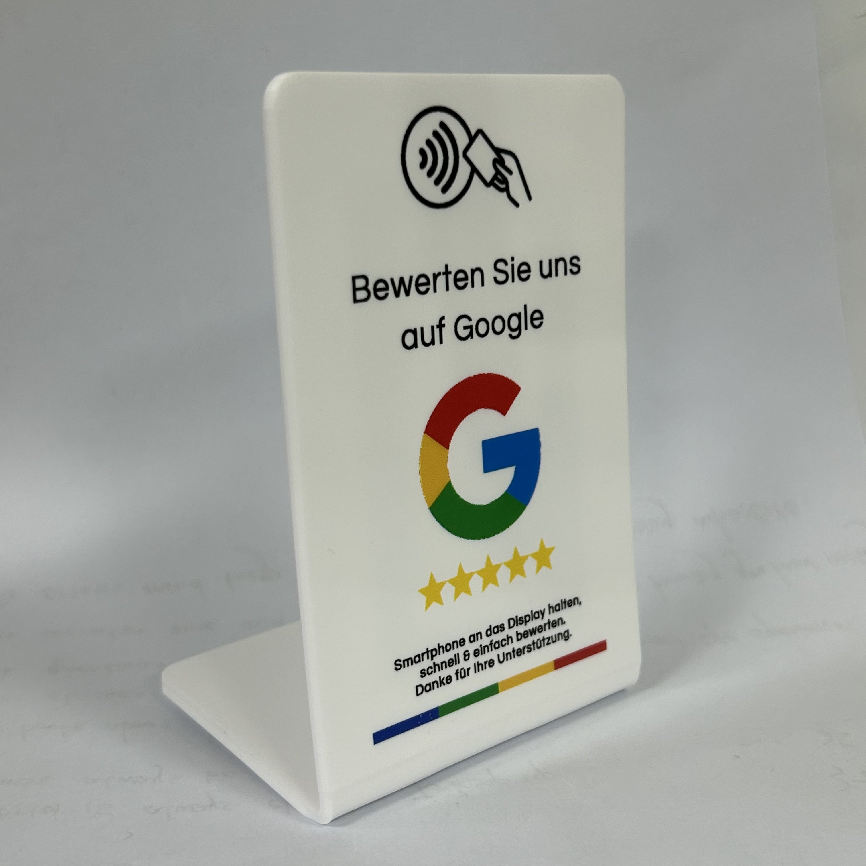RFID Operate Simple And Quick Feedback NFC Google User Rating Card with printing