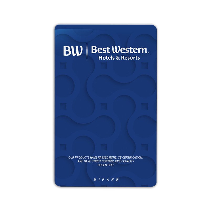 CR80 Plastic PVC Contactless Printable Writable Rewritable 13.56mhz Smart Chip RFID NFC Hotel Key Lock Access Control Card
