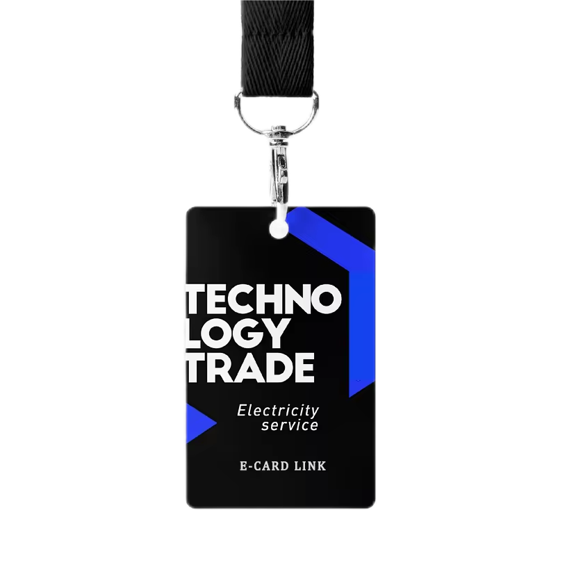 Wholesale Custom Size RFID Plastic ID Name photo student employee working staff hanging Card hotel key