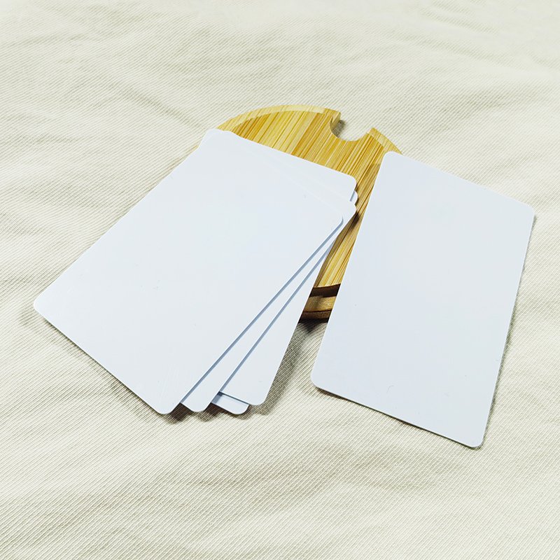 13.56MHZ M1 PVC White Ten Ties RFID Card For Door Access Control Identification