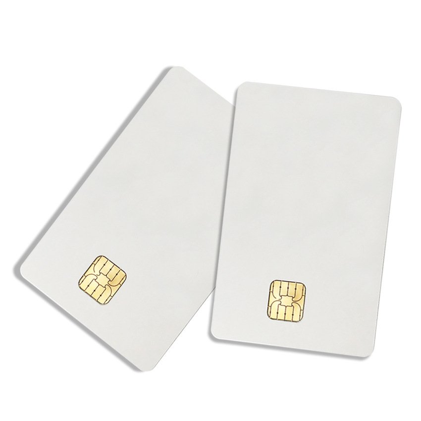 Customizable J2A040 Chip Card RFID NFC Blank Magnetic Strip Chip Cards Emv Chip CPU Card Compatible with JCOP21-36K