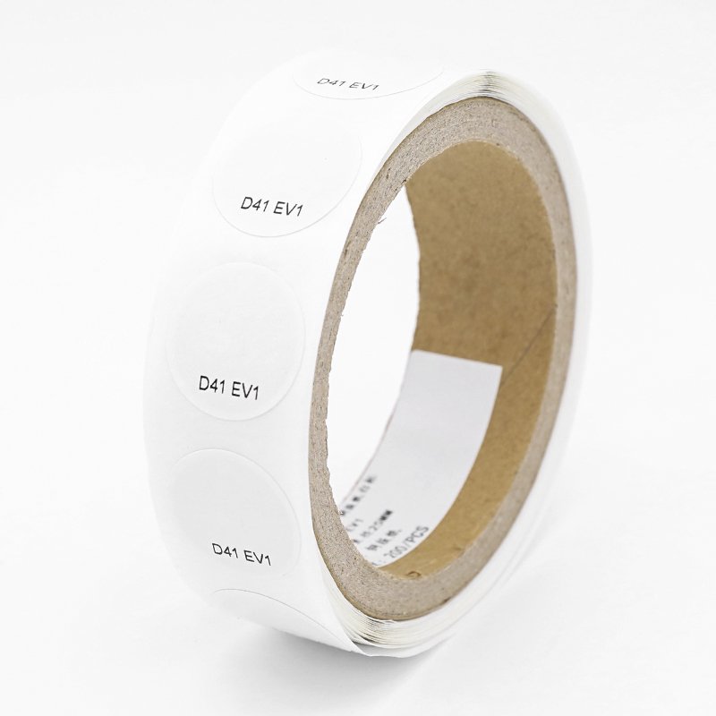 25mm D41 mifare desfire ev1 4k 13.56mhz round blank rfid sticker roll