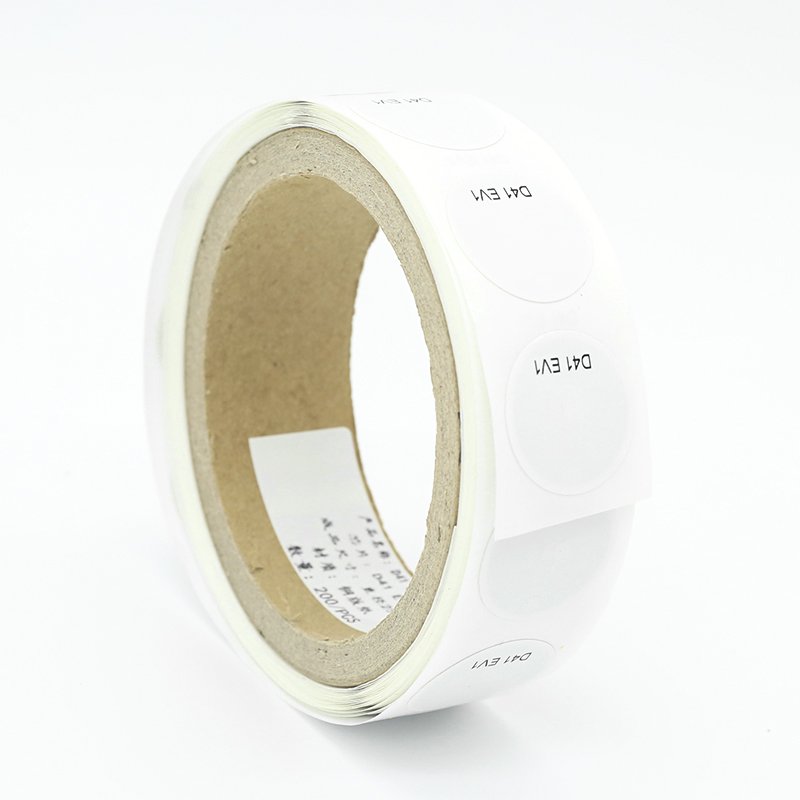 25mm D41 mifare desfire ev1 4k 13.56mhz round blank rfid sticker roll
