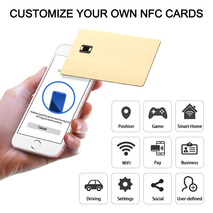 Wholesale Credit Card Blanks with Magnetic Contactless NFC Waterproof Bank Card RFID Communication Interface Business Use