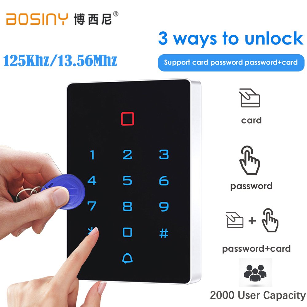 125khz Rfid Card WIFI Tuya Smart Door Lock Door Access Control System Standalone Door Entry Access Controller