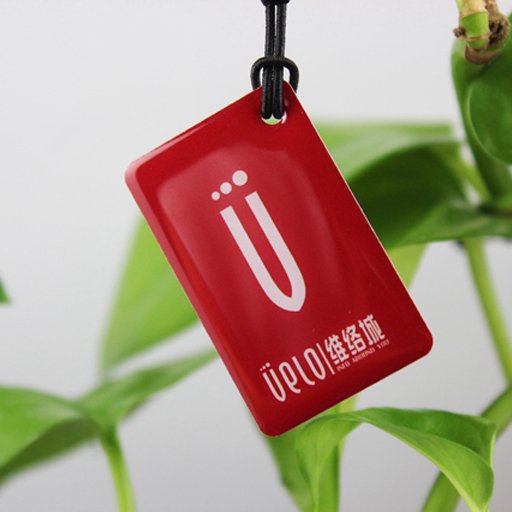 Top sale customized logo with ntg213 215 ISO14443A 13.56mhz RFID epoxy card NFC ID pet tag factory