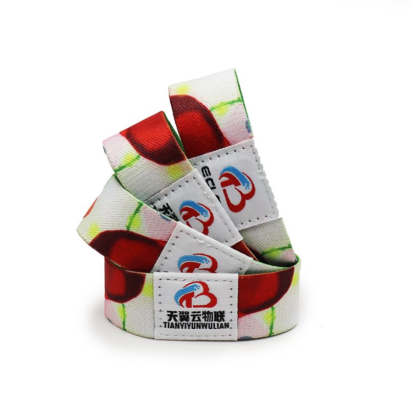 Shenzhen RFID Manufacturer Access Control Card F08 Chip NFC woven fabric Band Bracelet Waterproof Wristbands RFID