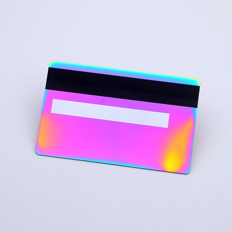 Stainless Steel Printing Design Gold Magnetic Stripe Laser Engraving Custom Blank Gift Metal Debit Card With Nfc