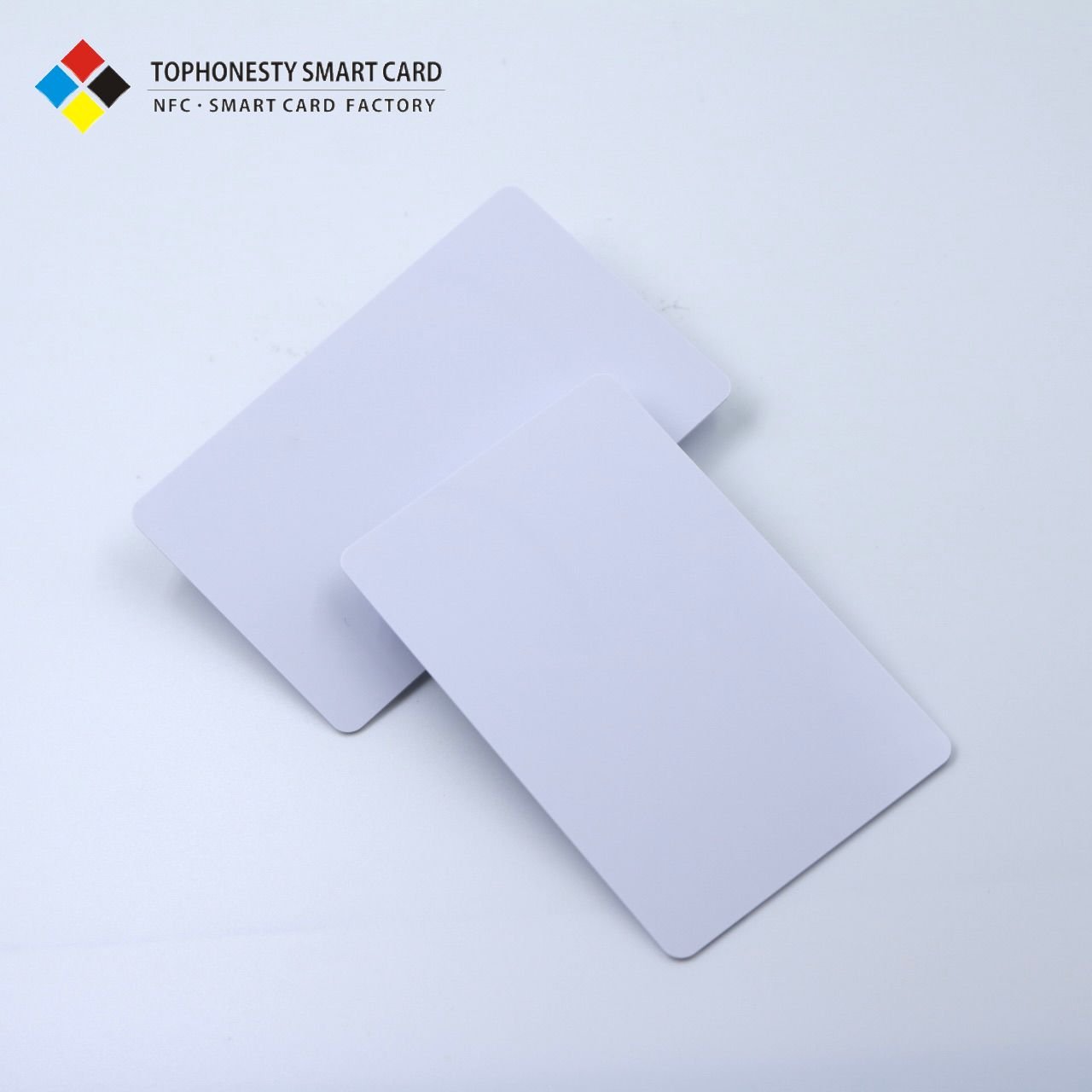 Waterproof CR80 PVC Card New ISO Printable Automatic Blank Plastic RFID Card PET Business Card Inkjet Printing