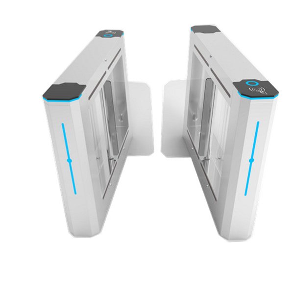 Disabled Wheelchair 900mm Card Access Control Swing Barrier Subway And Hospital Entrance Swing Turnstile Gate