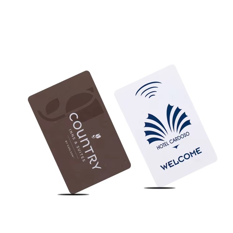 Custom hotel key card IC access card PVC 13.56Mhz smart rfid pattern door lock Card