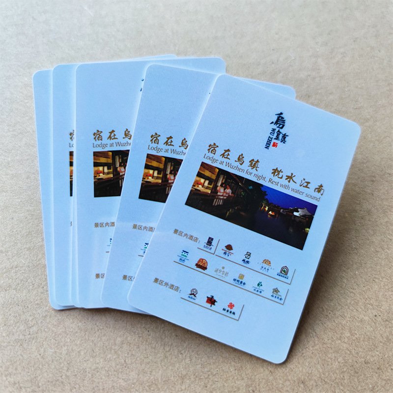 Custom hotel key card IC access card PVC 13.56Mhz smart rfid pattern door lock Card