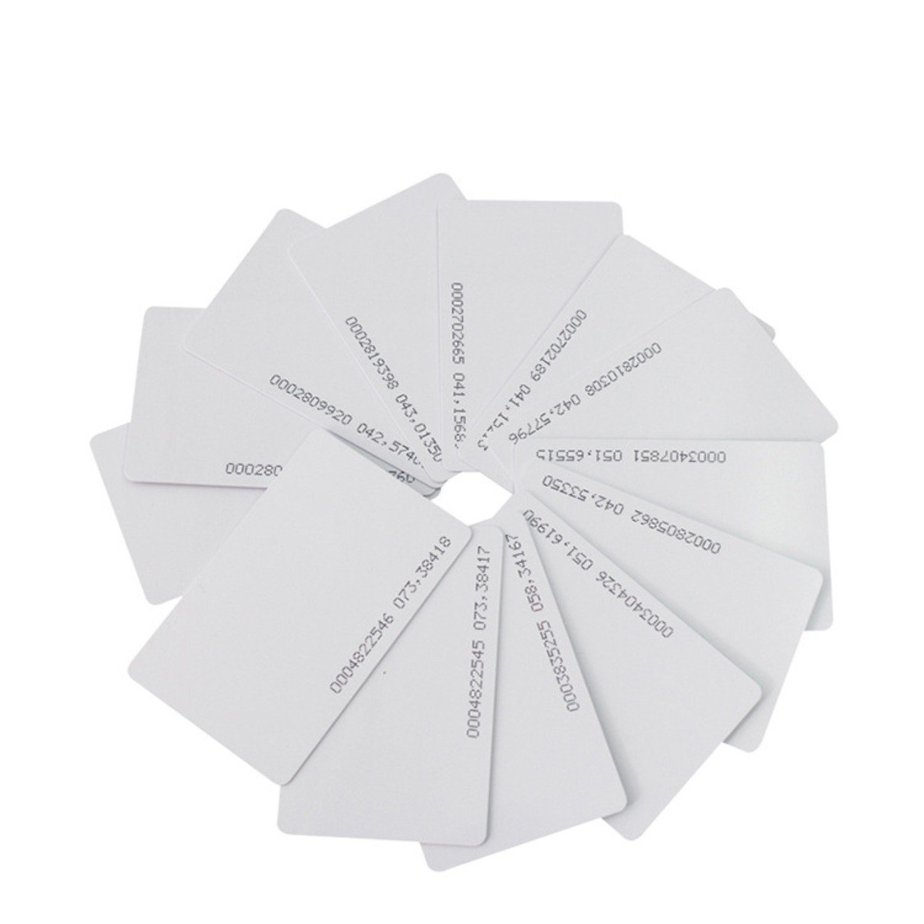 Printable CR80 Laminated Sublimation Plastic White Id Access control card Blank PVC Card