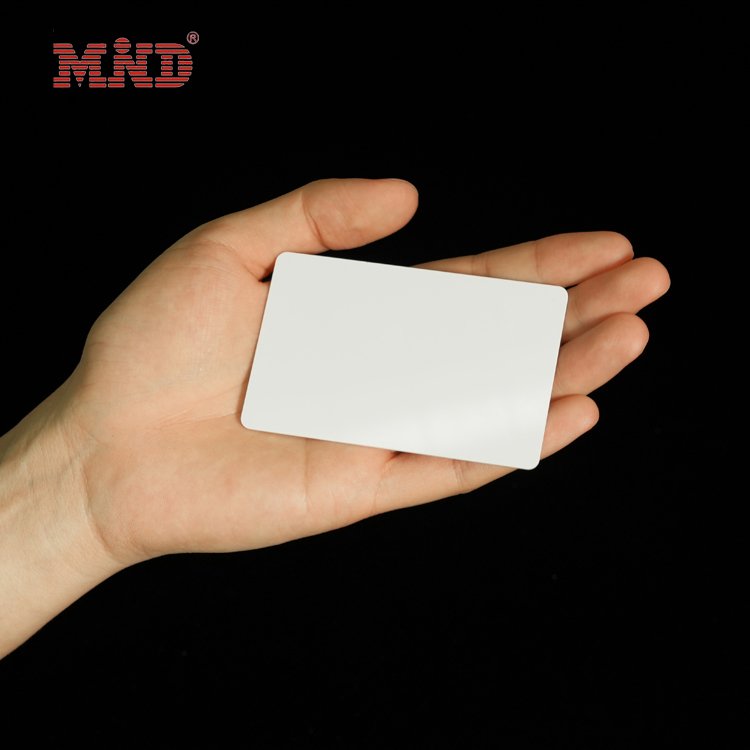 High Quality Printable Customized White Plastic 13.56Mhz RFID Blank Key Card Proximity for Access Control
