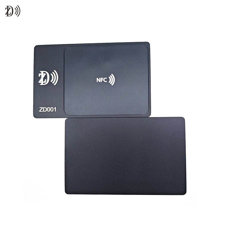 Brushed Gold RFID Card 13.56MHz Hotel Access Control Printing NFC RFID Metal Card
