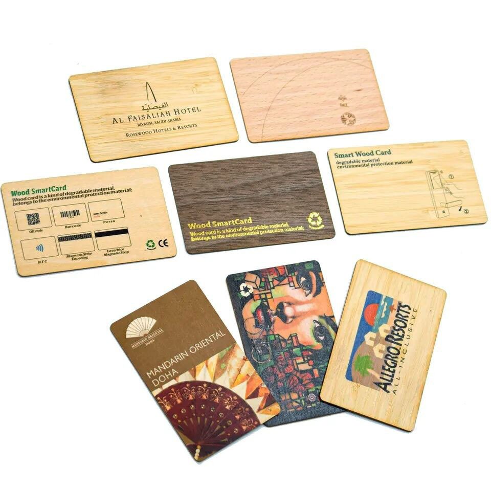 Programmable Printed NFC Business Cards With QR Code