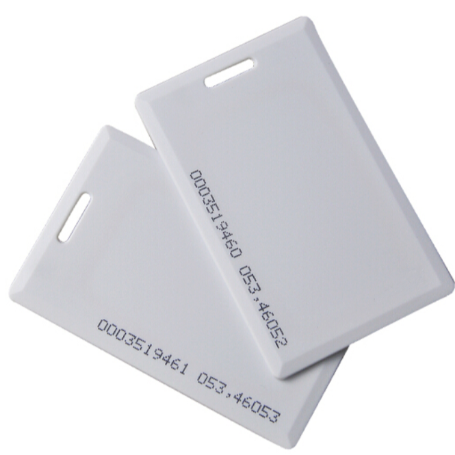YIAN contactless smart card 125khz blank PVC rfid access control system ID card
