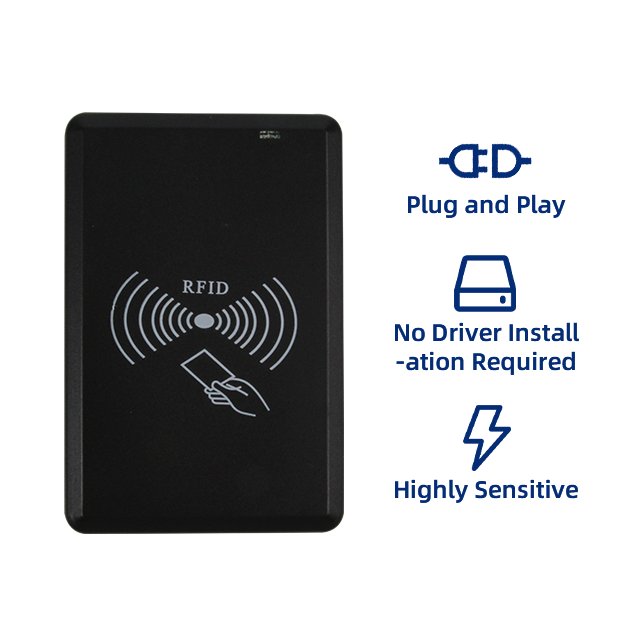 13.56mhz 125khz Dual Frequency Contactless NFC Reader USB Customized RFID Smart Access Control Card Reader