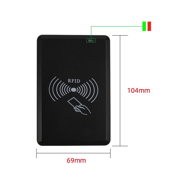 13.56mhz 125khz Dual Frequency Contactless NFC Reader USB Customized RFID Smart Access Control Card Reader
