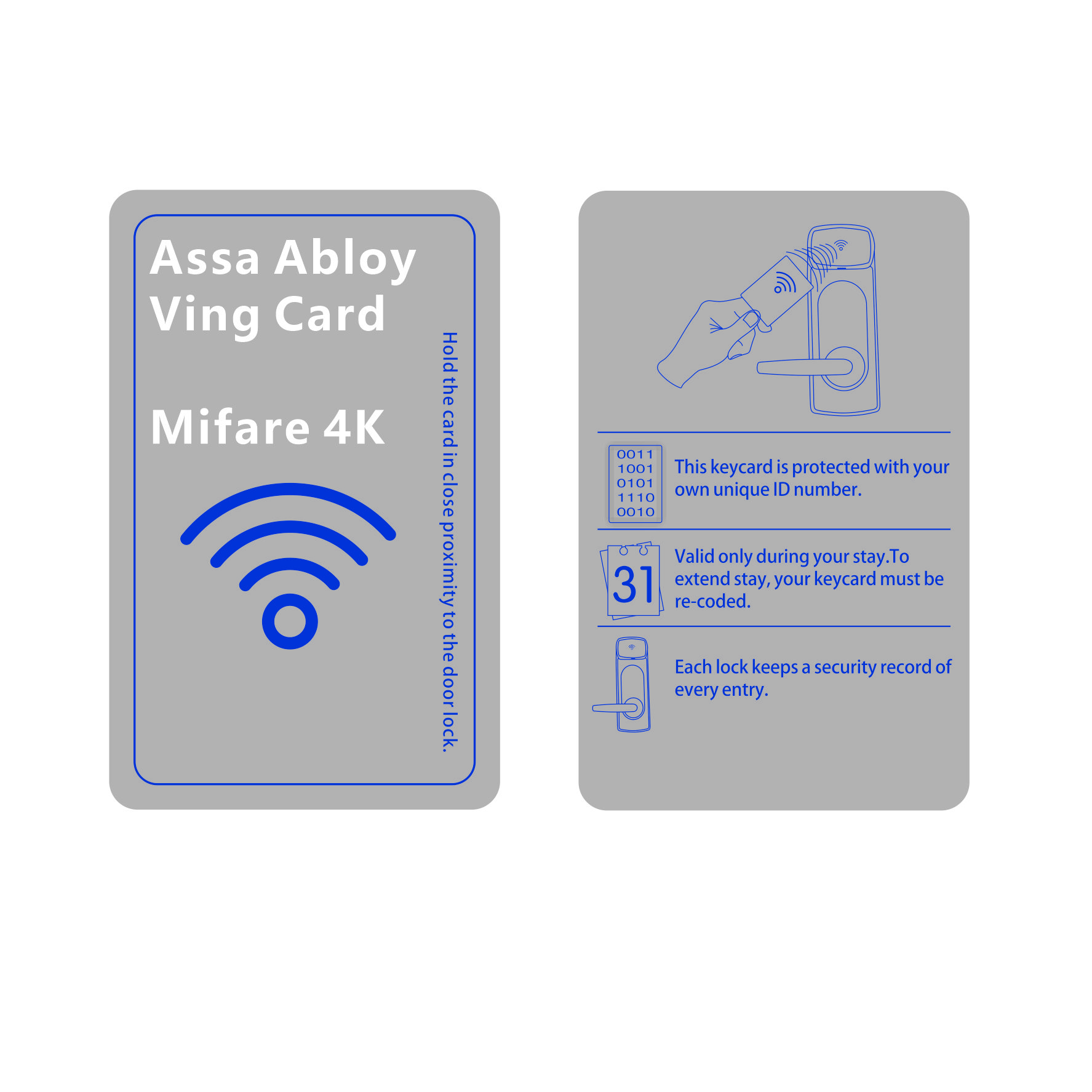 Economical Custom Design Hot Sale Product Quality Best Chip Hotel Access Key Card