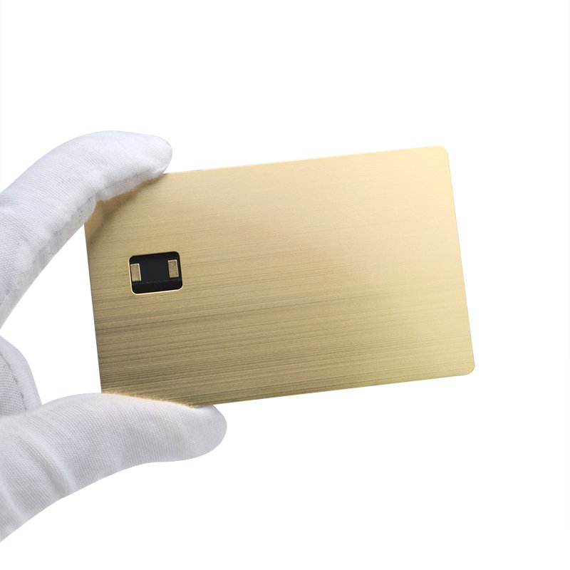 Waterproof Dual Interface NFC RFID Chip PVC Business Card with 125kHz Frequency Metal Credit Card Blank for Contactless Payment