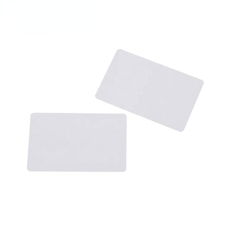 PVC 1.8mm thick white cards Contactless Blank NFC Rfid IC Card 13.56Mhz Smart Business Cards RFID Access Control
