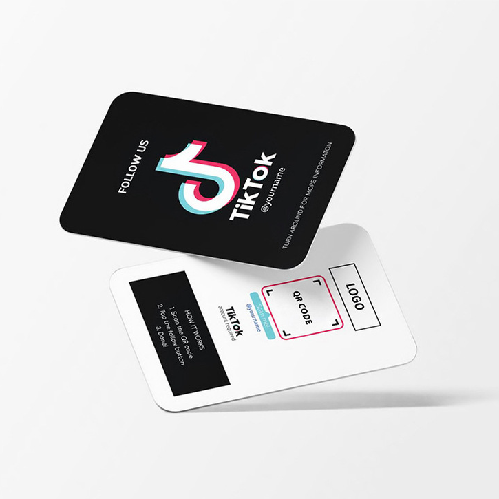 Custom Programmable QR Code Business Access Control Card RFID Google Review Card
