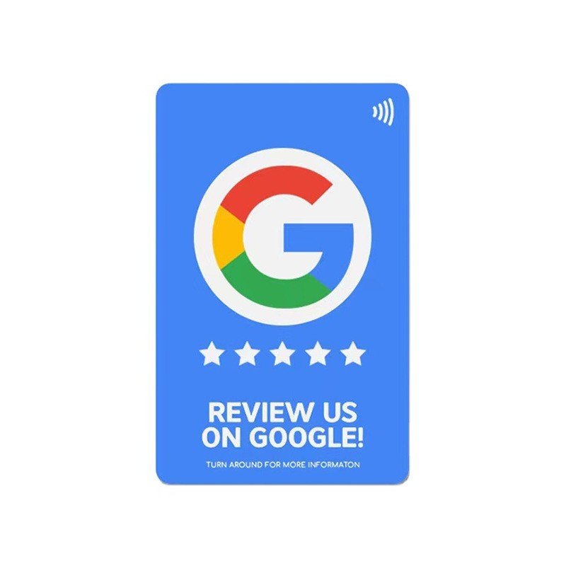 Custom Programmable QR Code Business Access Control Card RFID Google Review Card