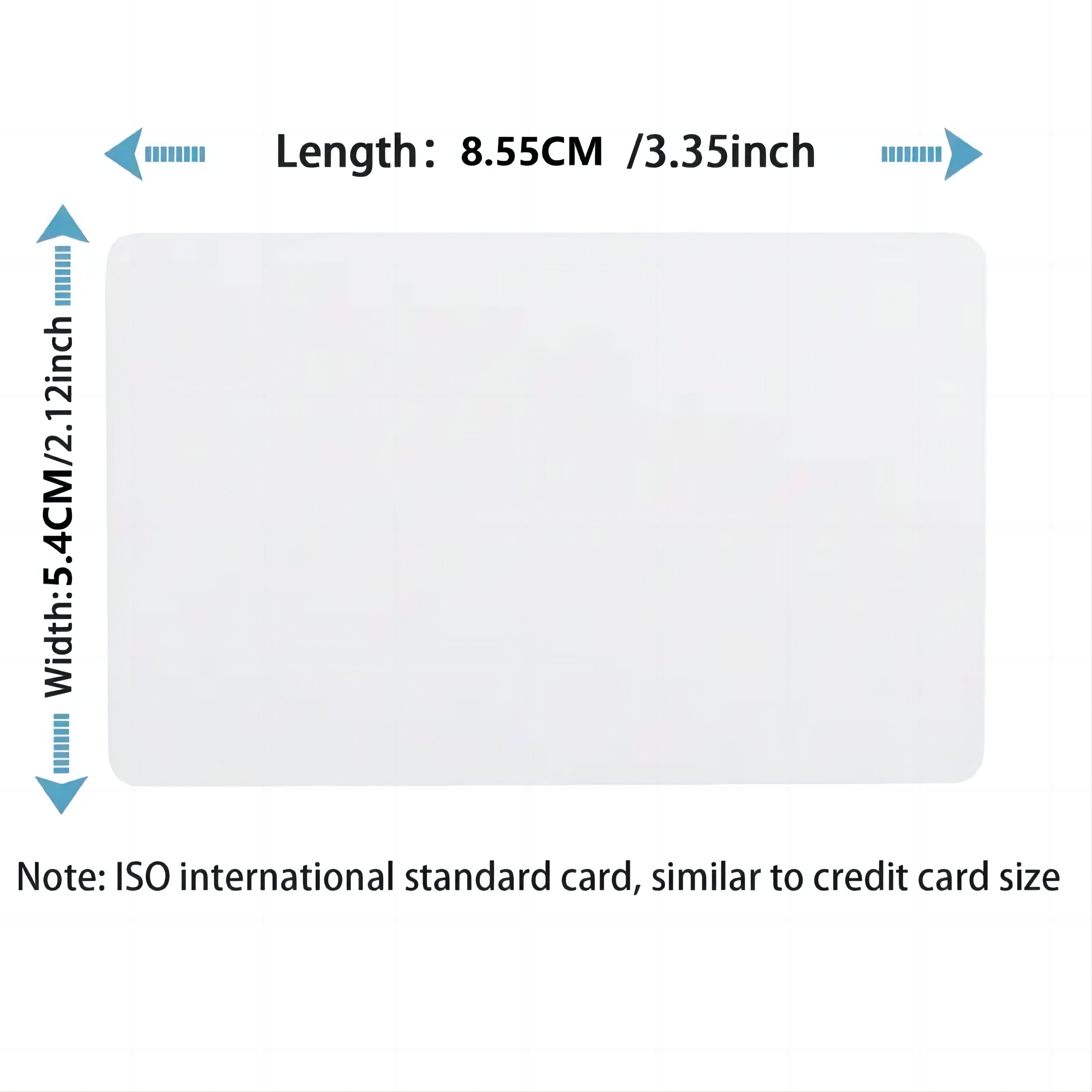 High quality Printable PVC RFID NFC Card FO8 1K IC card 13.56mhzNFC Blank White RFID Smart Card for Access control