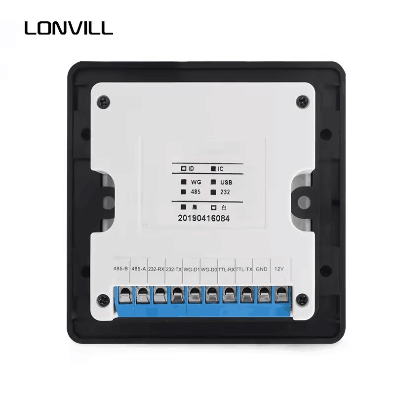 LONVILL OEM Wiegand RFID qr code access control reader RS485 Automatic 2D scanner NFC reader