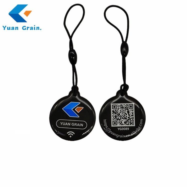 Top quality custom logo Nfc tag 125KHz/13.56MHZ/860-960mhz waterproof epoxy Rfid passive tag
