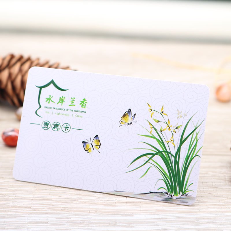 Custom Printed PVC Card 13.56Mhz NFC Business Card for Social Media Sharing Link metal business cards