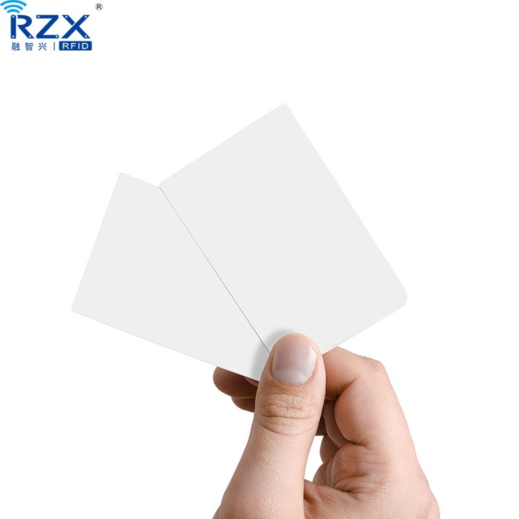 RZX In Stock Printable 125Khz TK4100 Chip Blank PVC Card Blank LF RFID Smart Card for ID School Hotel Key Card Access Control