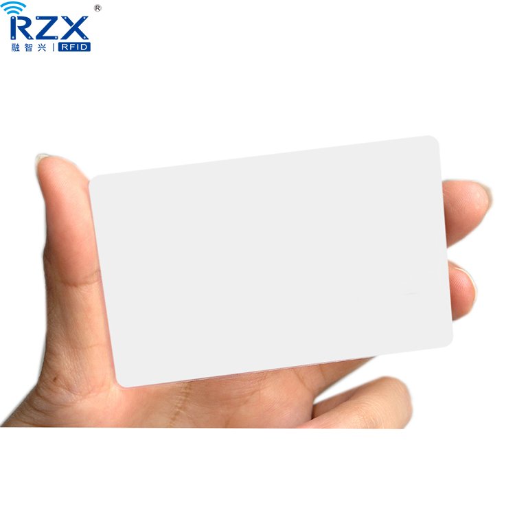 RZX In Stock Printable 125Khz TK4100 Chip Blank PVC Card Blank LF RFID Smart Card for ID School Hotel Key Card Access Control