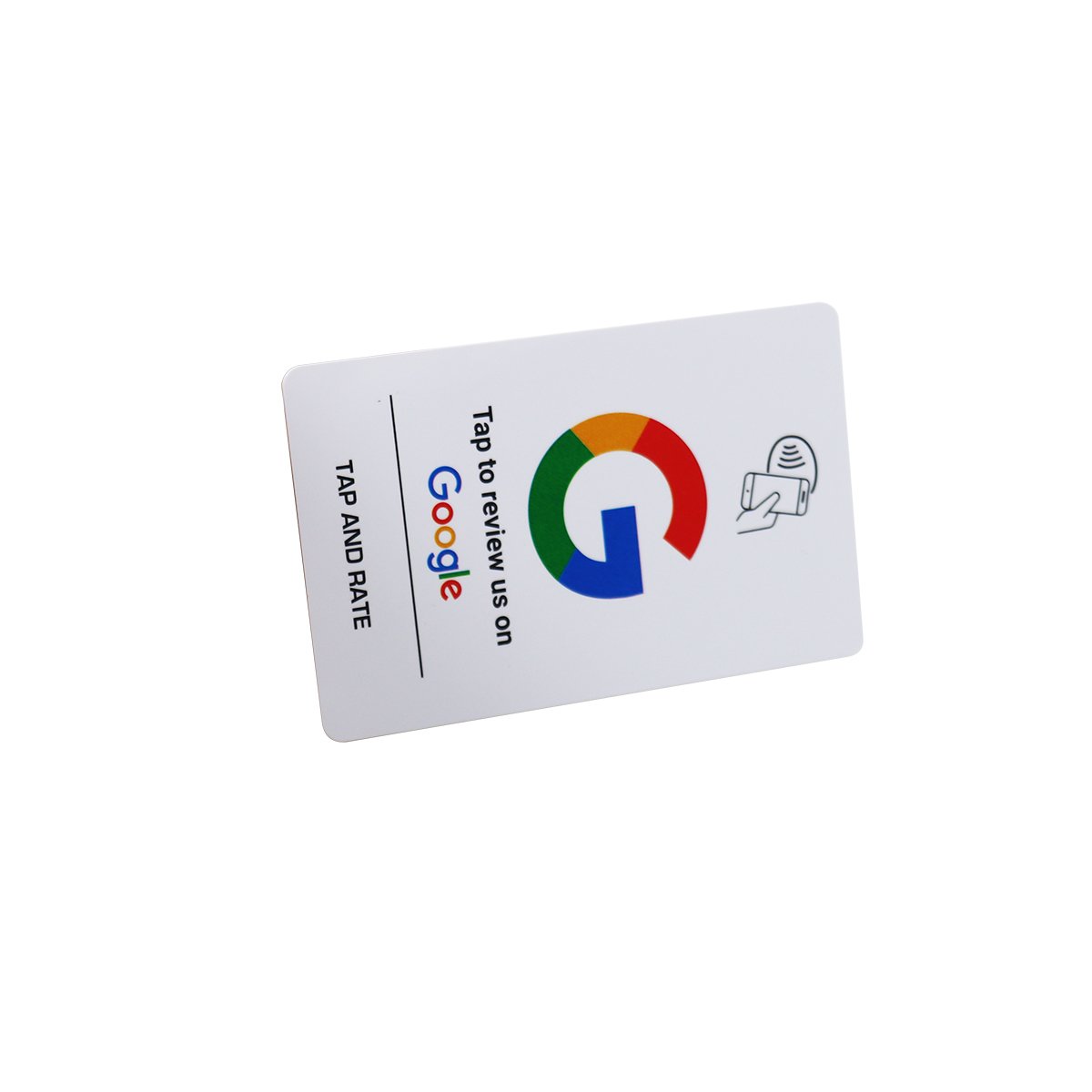 Factory F08 PVC Google Review Card 13.56mhz Rfid Card