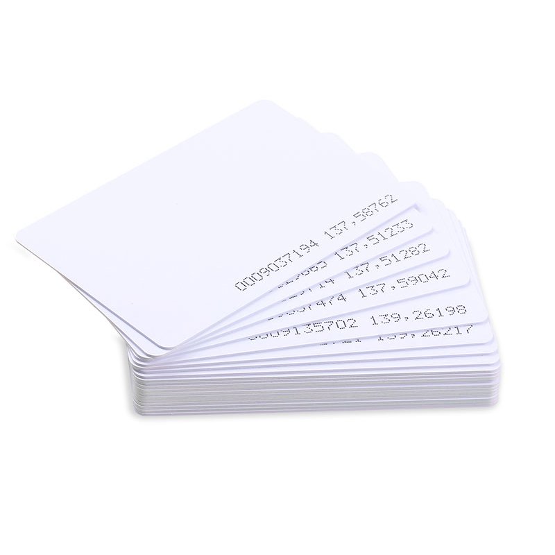 Customized size and Free design mifare 4k S70 RFID PVC hotel access control cards