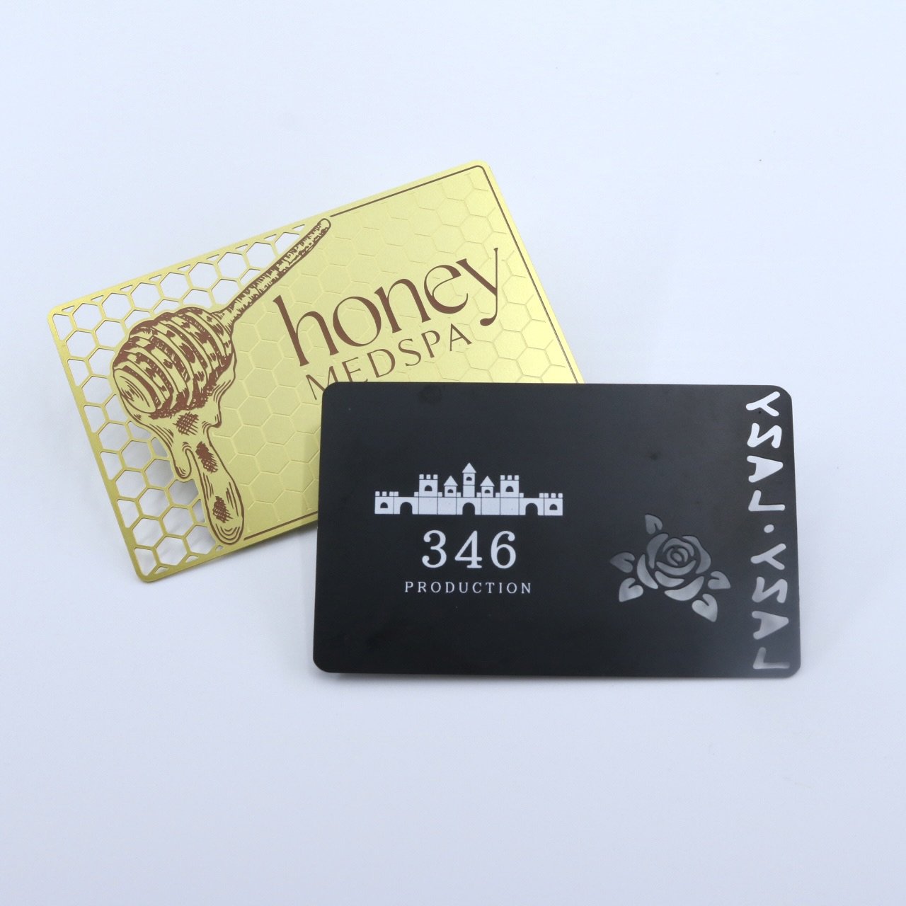 black Gold Metal Credit Card Sandblasted Emv Chip 4422 4428 Laser Engraved Blank Metal Business Gold Card