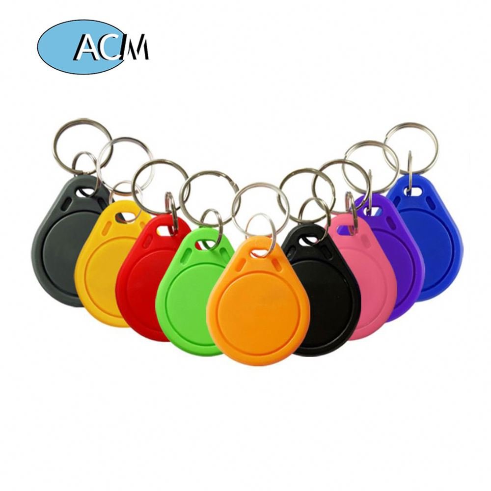 Customize OEM Color Print 125Khz Proximity ID Card Chip RFID Tag Key Fob 13.56Mhz Keyfobs Access Control RFID keychain