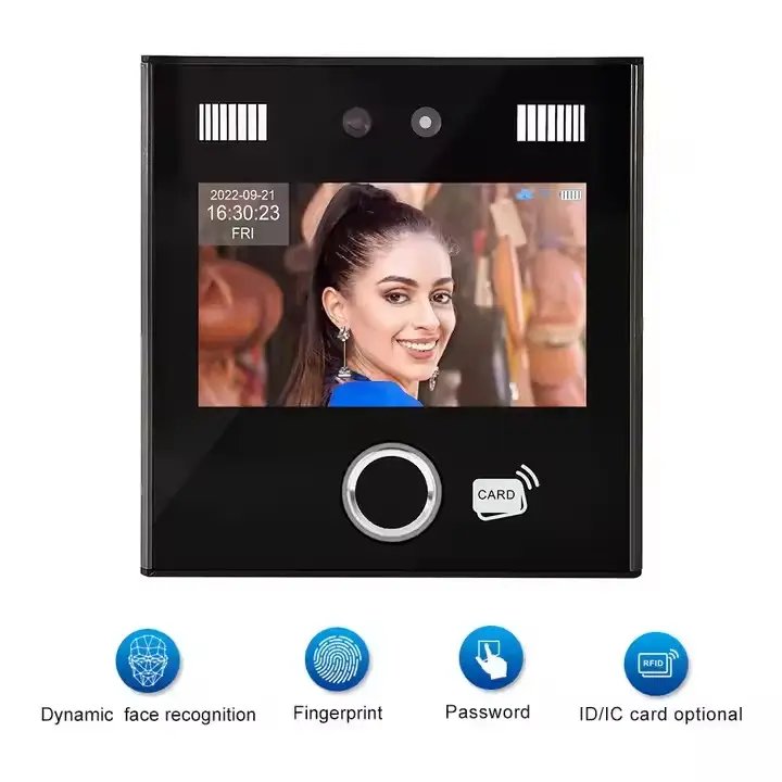 AI11F Web Cloud WIFI Dynamic AI Face Fingerprint Rfid Card Attendance Door Lock Access Control Device