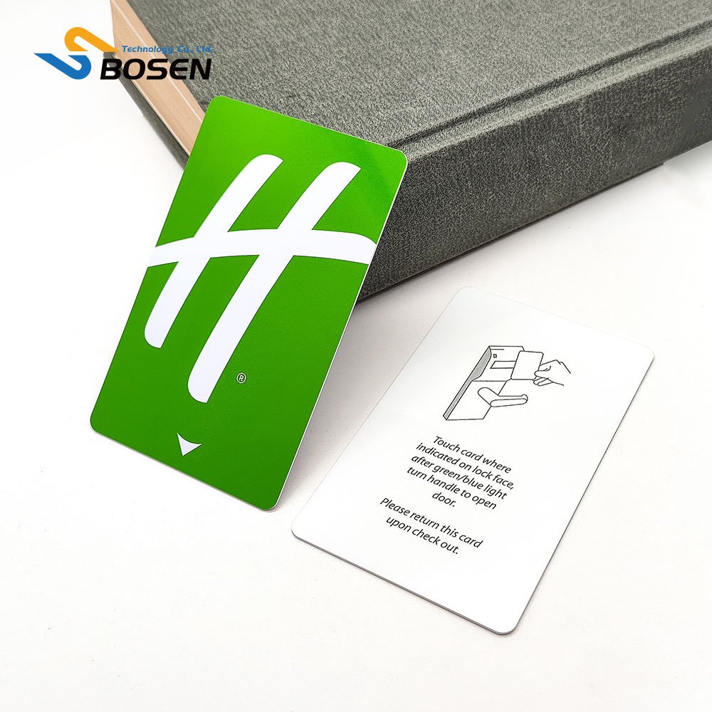 Customized Printing Smart Chip Plastic PVC Material Access Control Card Magnetic Stripe RFID Hotel Key Card