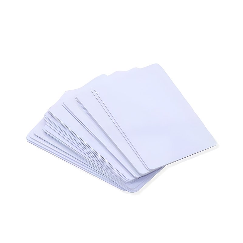 white blank card, white blank PVC ID IC card