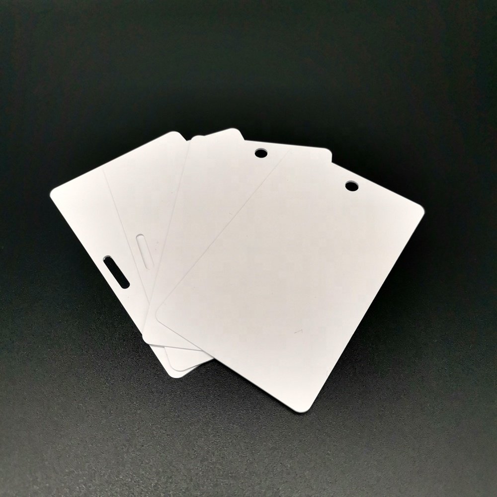 Whole sale S50 S70 1K 4K Byte HF NFC RFID Card with hole punch